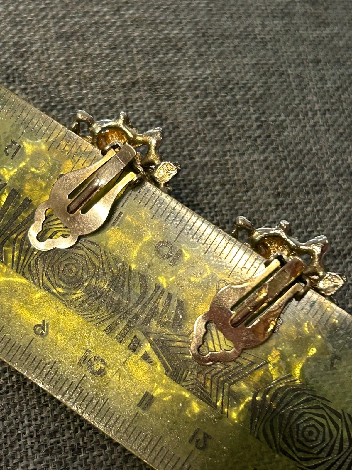 Vintage vieux clips d’oreilles – photo 4